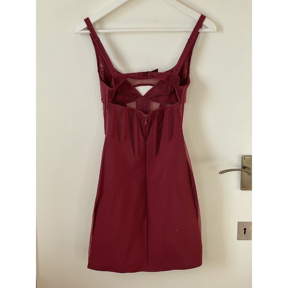 Mugler Bodice Mini Dress Red worn by Shakira FR34 / US 2 NEW WITH TAGS RRP$3118 - Picture 3 of 9